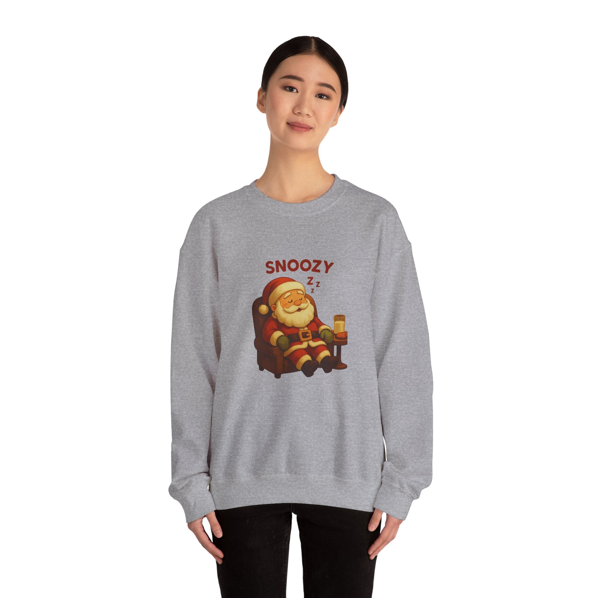 😴 Snoozy Santa Sweatshirt by VTtee 😴