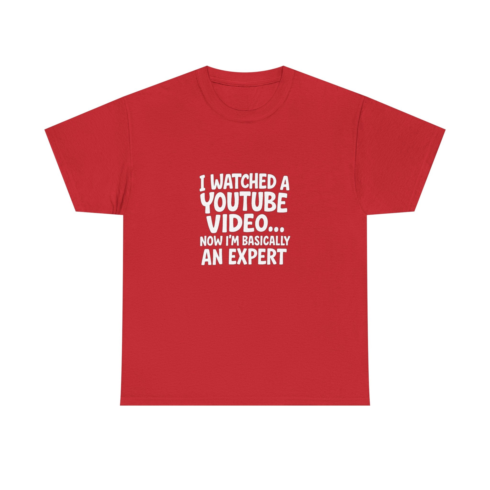 📺🤓 “I Watched a YouTube Video… Now I’m Basically an Expert.” Funny T-Shirt by VTtee 😂✨
