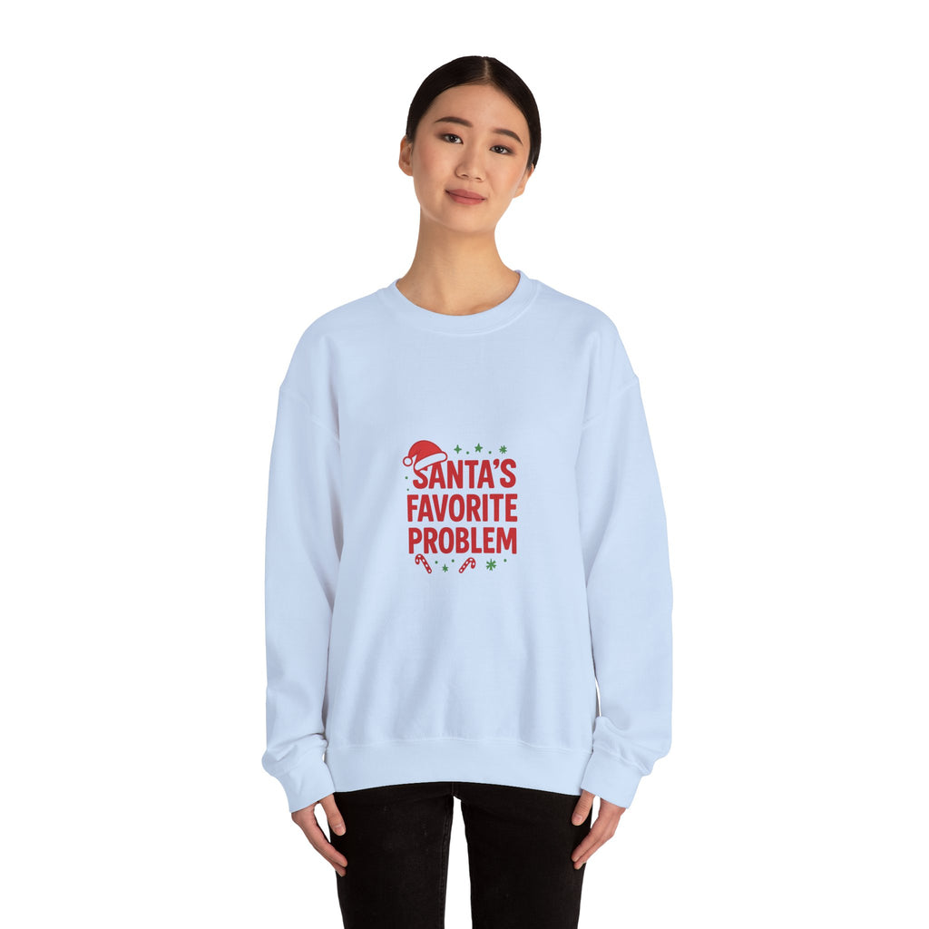 🎅 Santa’s Favourite Problem Sweatshirt by VTtee 🎅