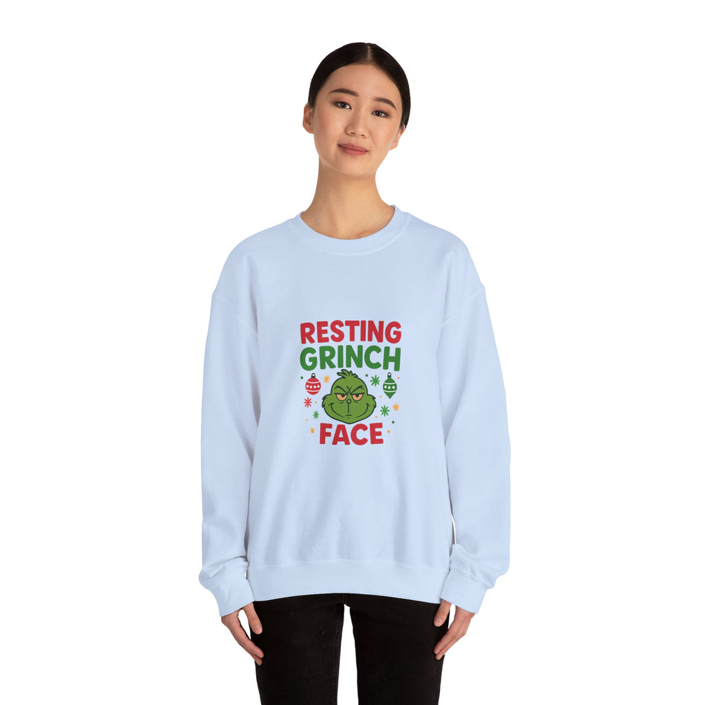 😒 Resting Grinch Face Sweatshirt by VTtee 😒