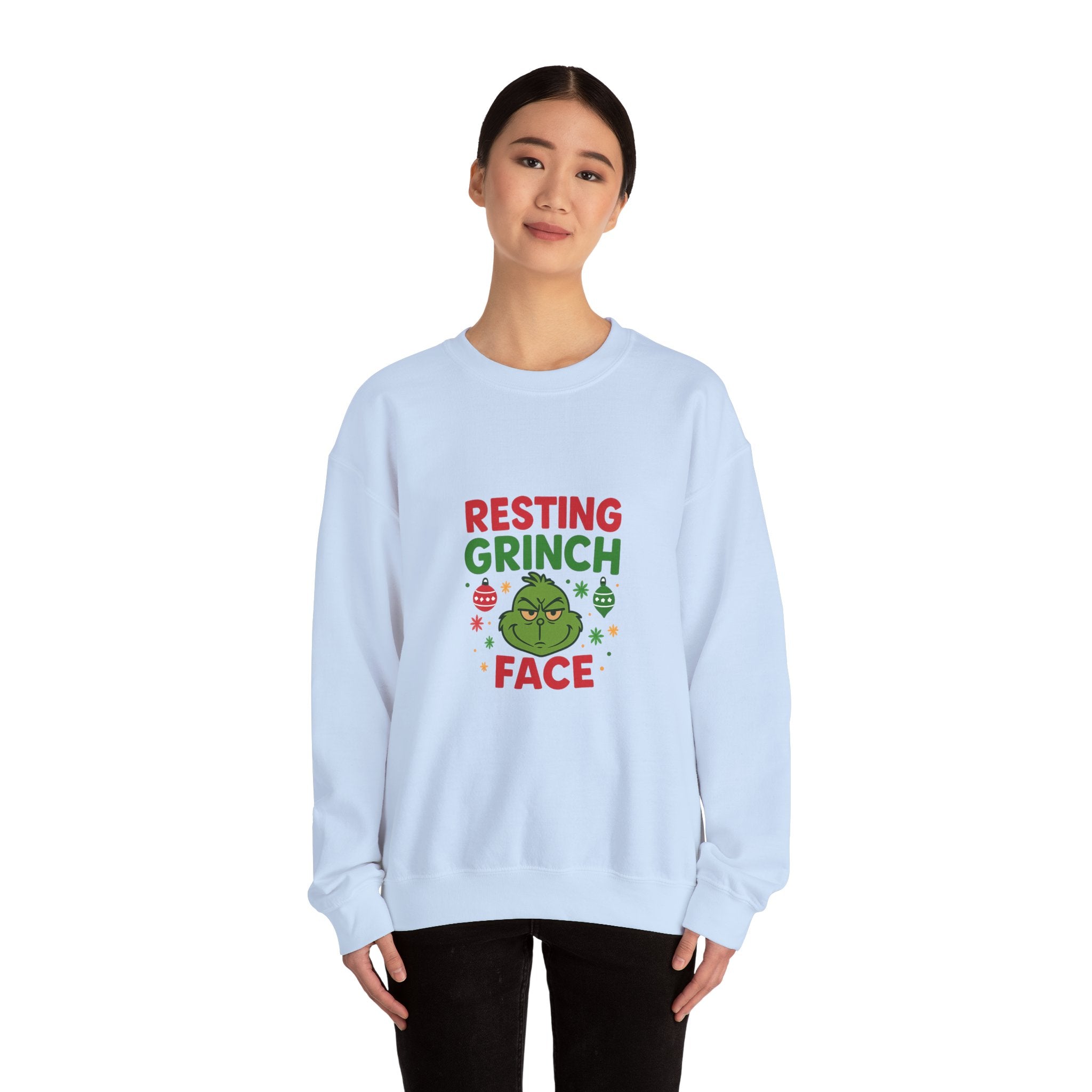 😒 Resting Grinch Face Sweatshirt by VTtee 😒