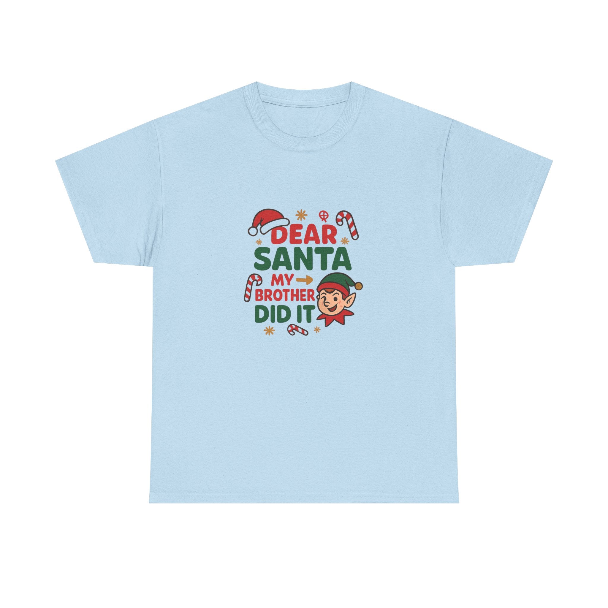 🎅 Dear Santa, My Brother Did It Tee by VTtee 😇