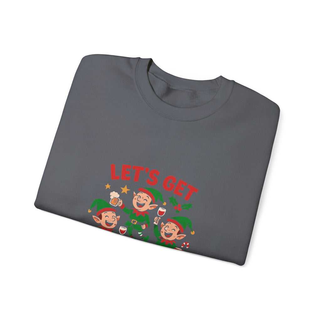 🎄 Let’s Get Elfed Up Christmas Tee by VTtee 🍸