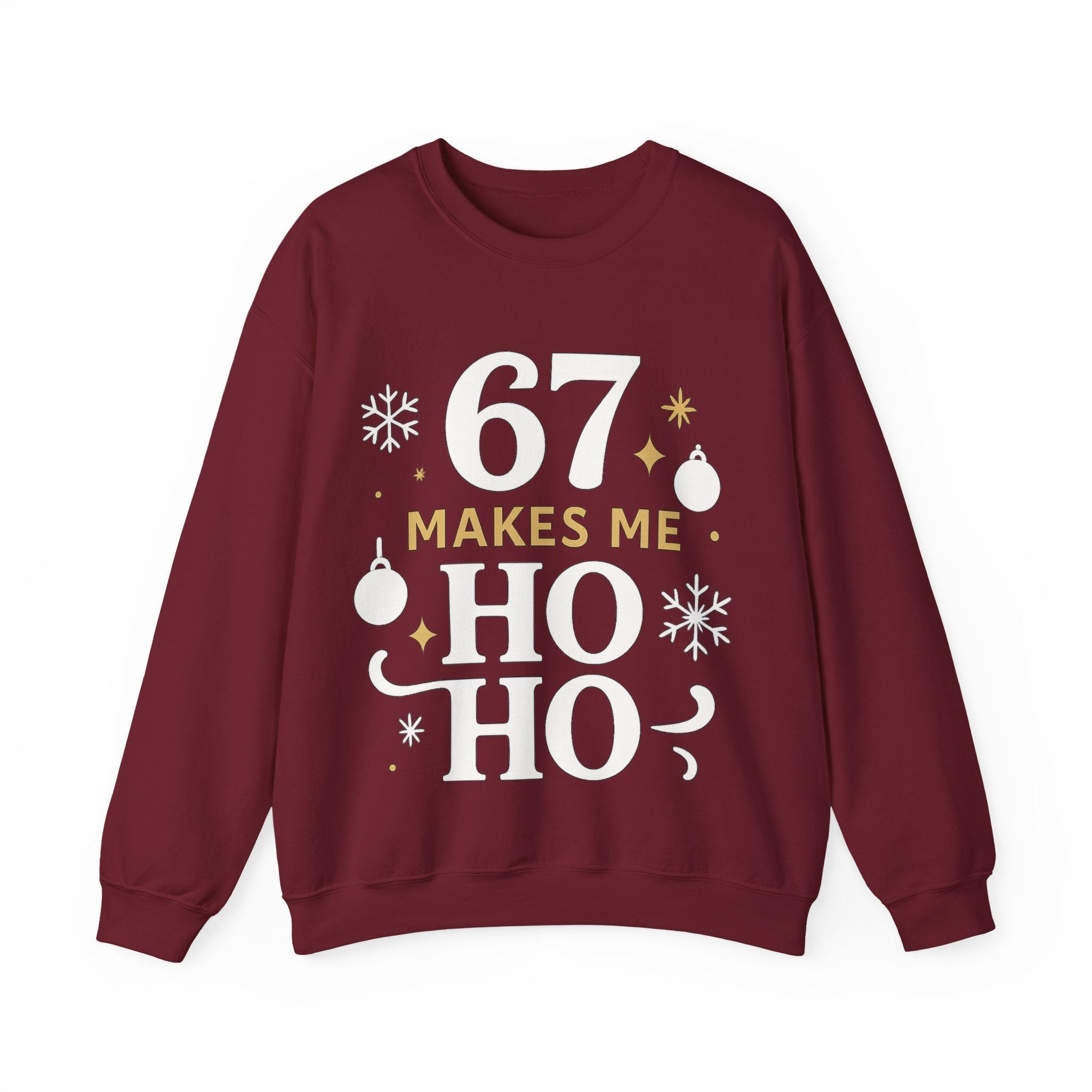 🎄🔥 67 Makes Me Ho Ho Ho – Christmas Meme Jumper by VTtee