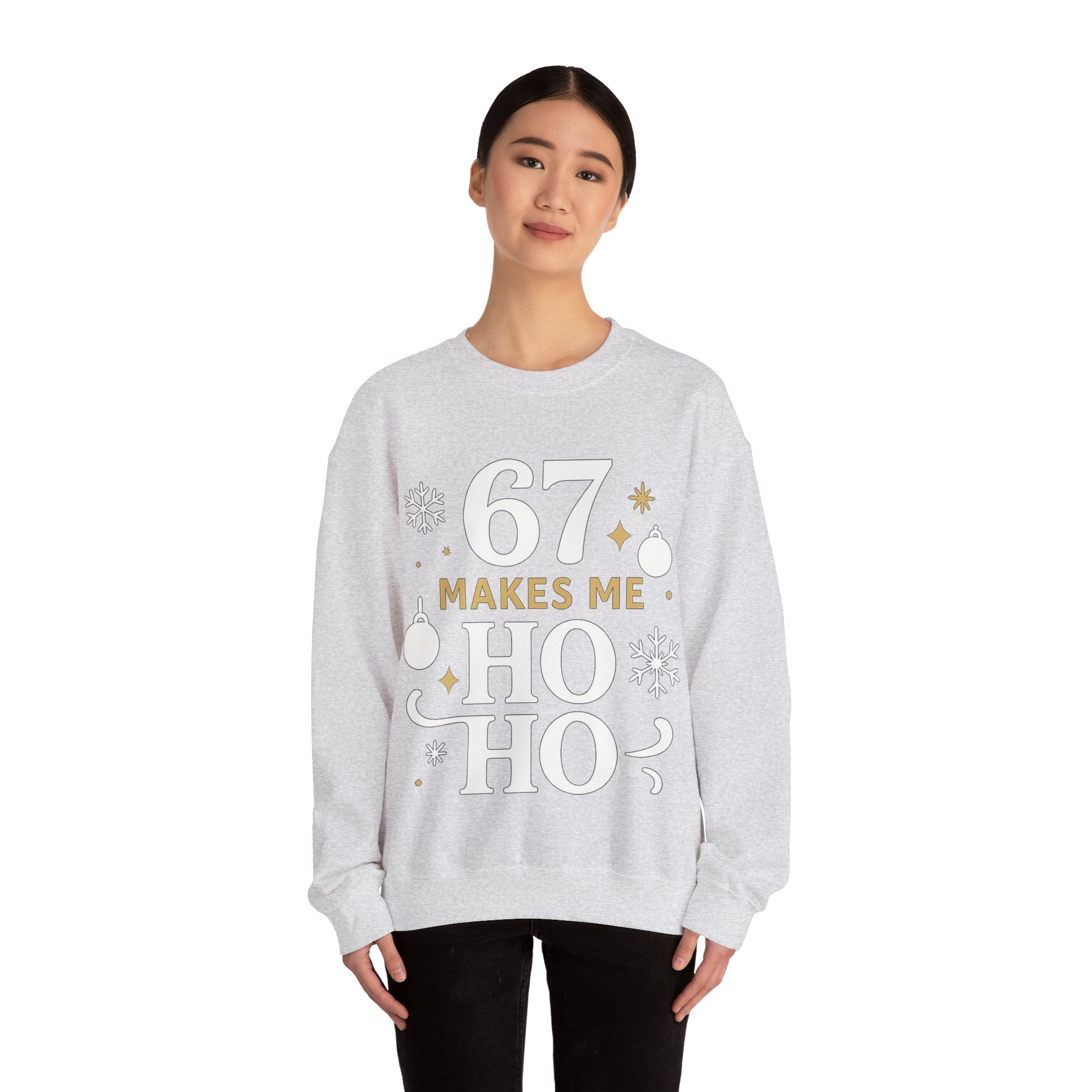 🎄🔥 67 Makes Me Ho Ho Ho – Christmas Meme Jumper by VTtee