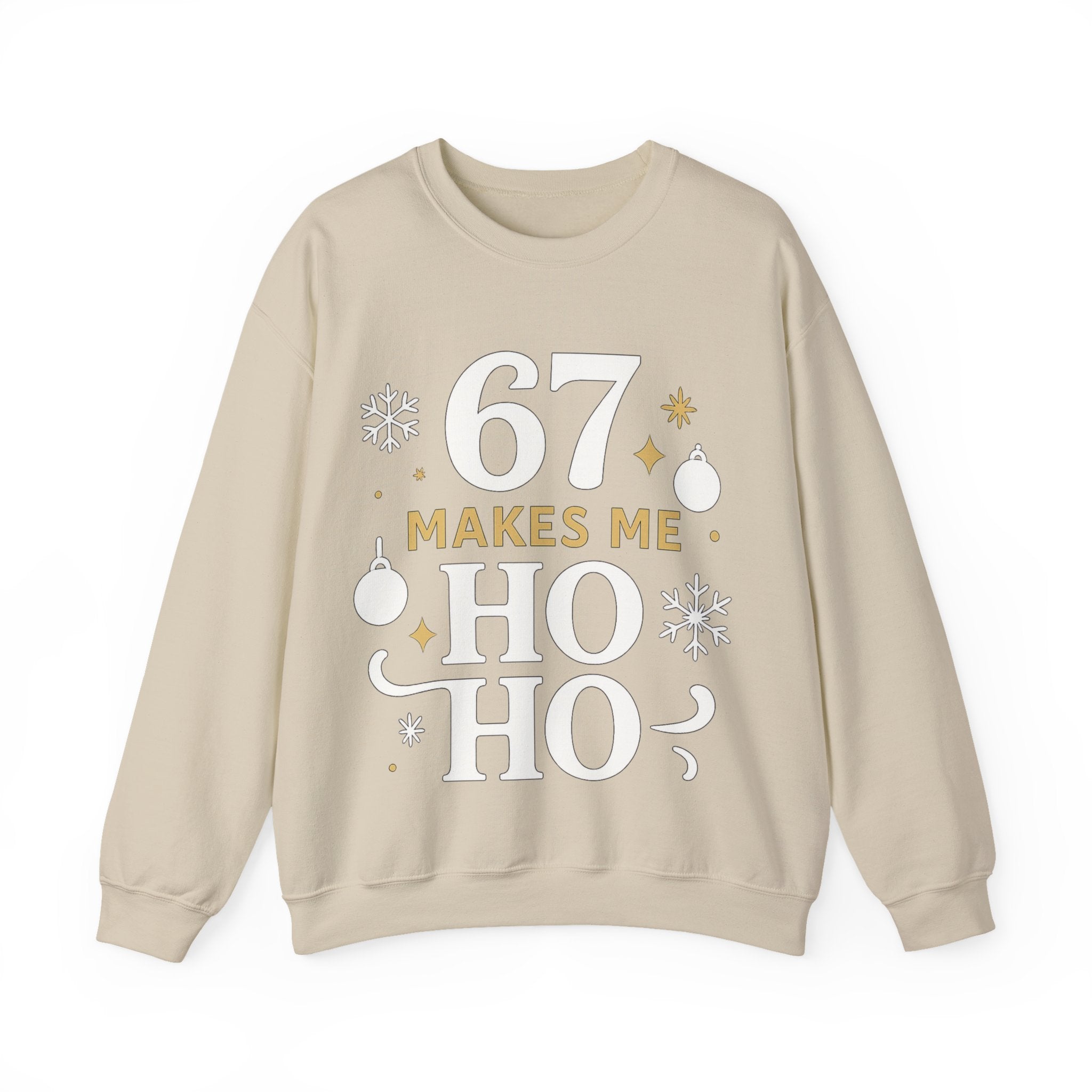 🎄🔥 67 Makes Me Ho Ho Ho – Christmas Meme Jumper by VTtee