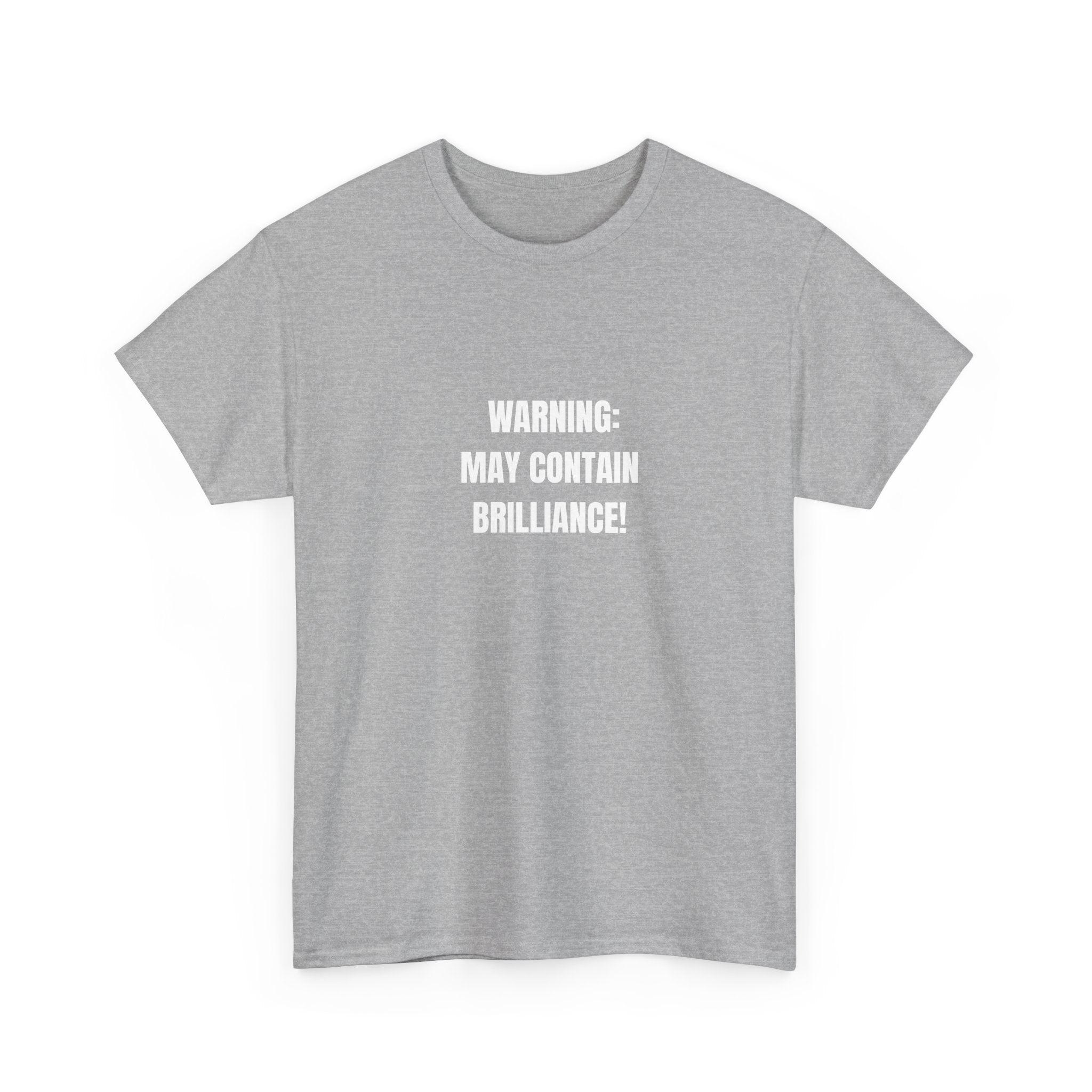 💡 Warning: May Contain Brilliance Tee by VTtee 💡