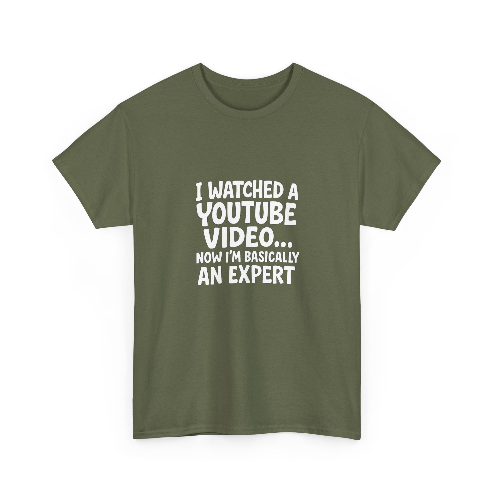 📺🤓 “I Watched a YouTube Video… Now I’m Basically an Expert.” Funny T-Shirt by VTtee 😂✨