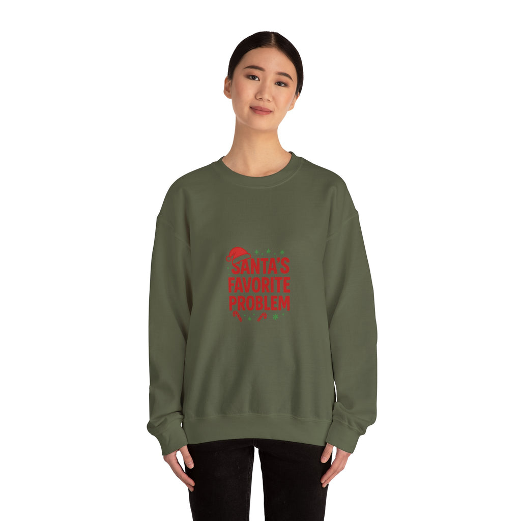 🎅 Santa’s Favourite Problem Sweatshirt by VTtee 🎅