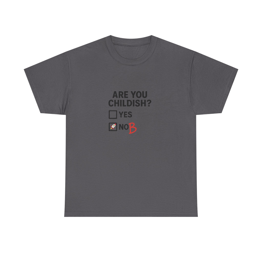 😜🖍️ Funny “Are You Childish?” T-Shirt – Tick Box Humor Tee by VTtee 😂✨