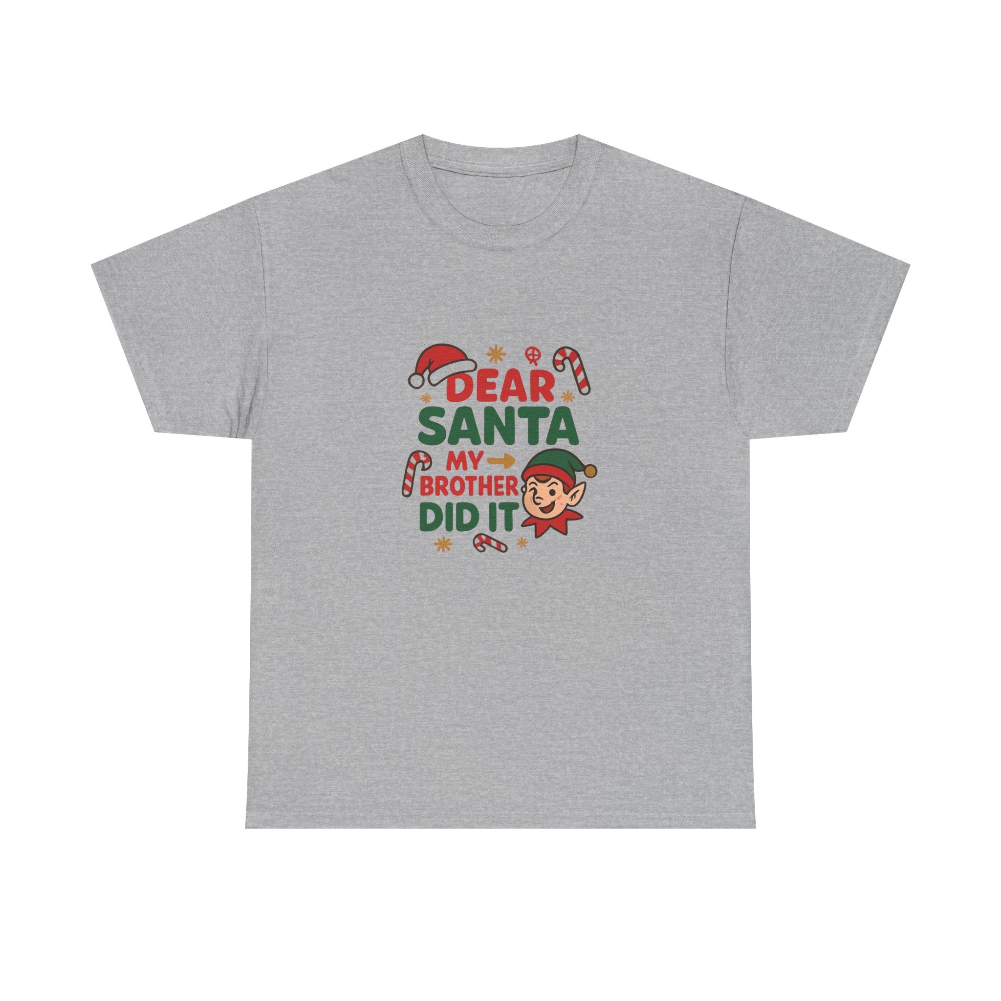 🎅 Dear Santa, My Brother Did It Tee by VTtee 😇