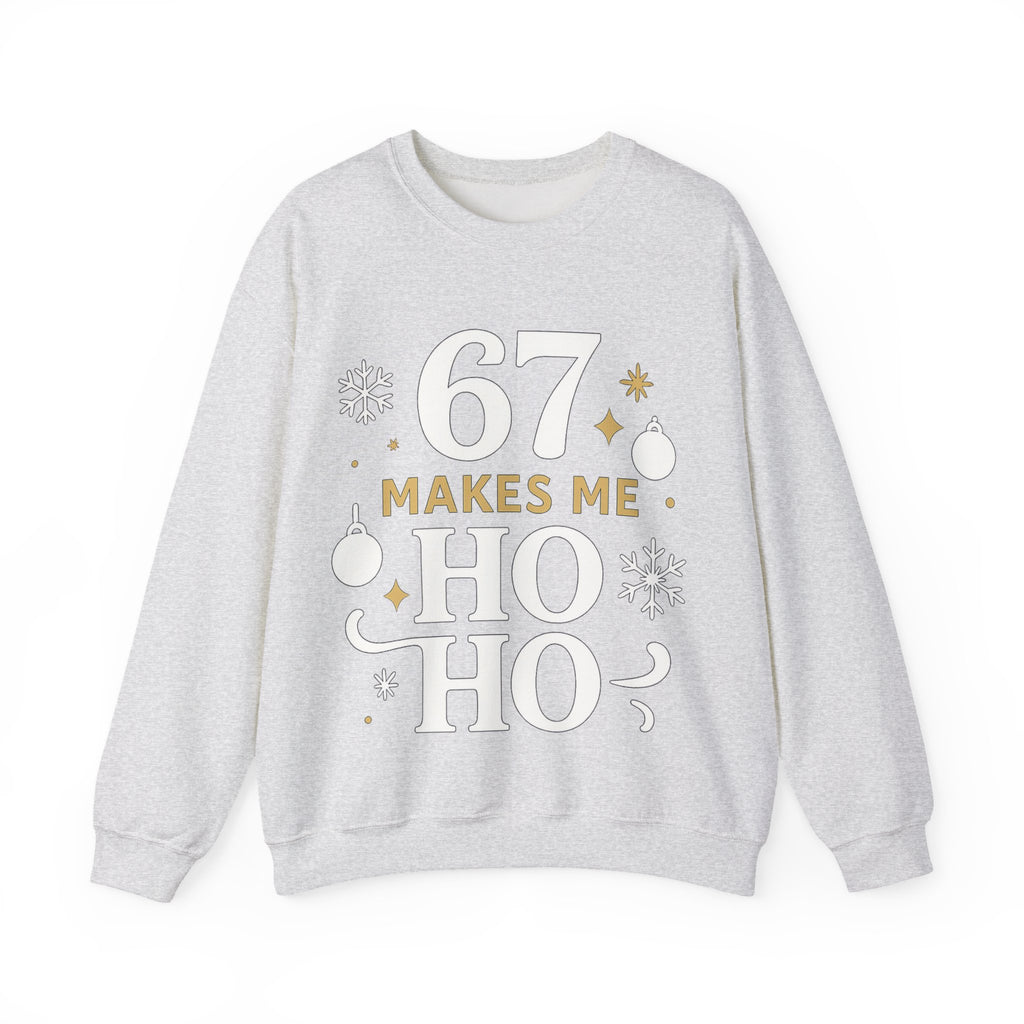 🎄🔥 67 Makes Me Ho Ho Ho – Christmas Meme Jumper by VTtee