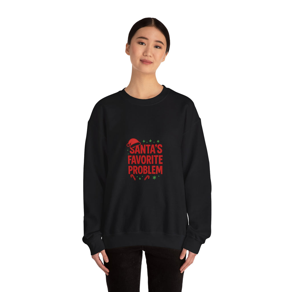 🎅 Santa’s Favourite Problem Sweatshirt by VTtee 🎅