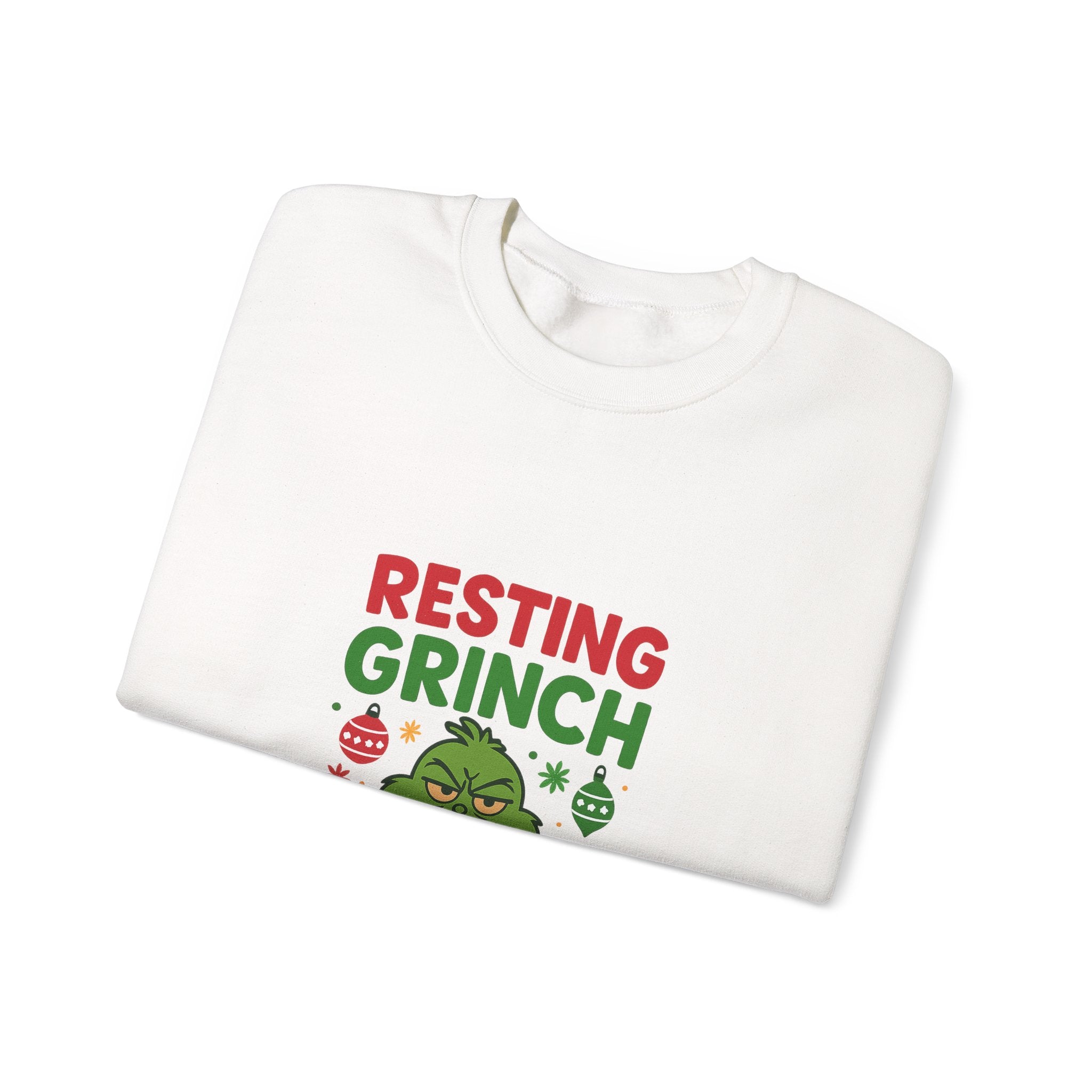 😒 Resting Grinch Face Sweatshirt by VTtee 😒