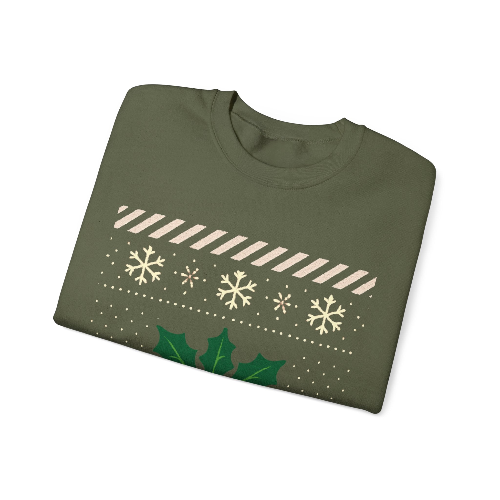 🎄 Candy Cane & Holly Christmas Jumper — VTtee